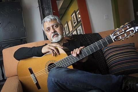 Fareed Haque, jazz and classical guitar player from Chicago, Illinois.